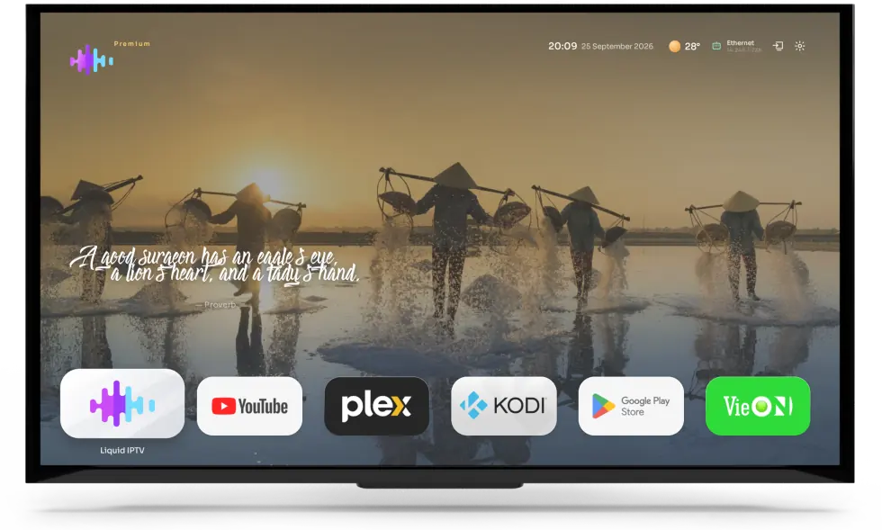 A lean home screen