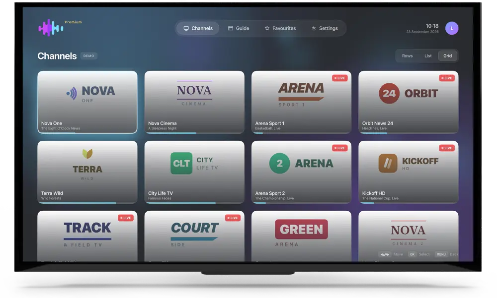 Liquid IPTV